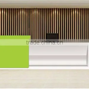 High Quality Supermarket Cashier Counter Table With LED Light Inside Quality Choice thumbnail-1