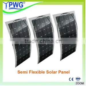 High Efficiency and Good Quality 100w Semi Fexible Solar Panel, Solar Power System for System Quality Choice thumbnail-1