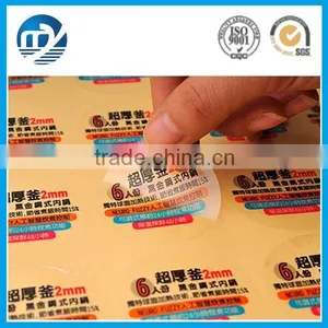 Transparent Pvc Sticker Label With Hot Stamping thumbnail-1