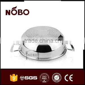 China Factory Stainless Steel Soup Pot With Glass Lid thumbnail-6