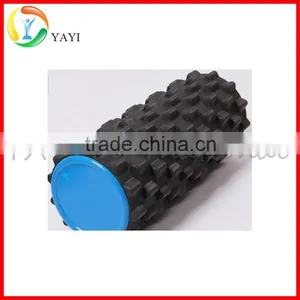 Crossfit Massage Exercise EVA Foam Roller With Caps thumbnail-3