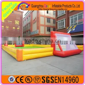 Funny Outdoor Inflatable Football Arena For Sale thumbnail-4