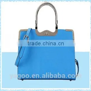 Fresh Colourful PU Tote Handbag for Women thumbnail-3