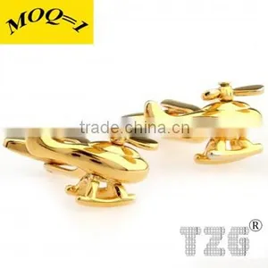 Fashion Stainless Steel Whirlybird Cufflink thumbnail-1