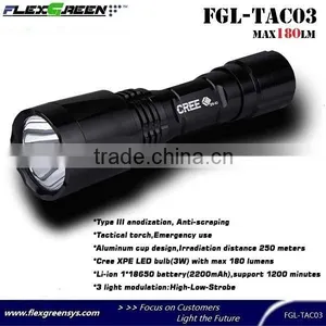 Rechargable 18650 Battery XPE LED Tactical Flashlight thumbnail-2