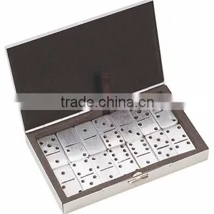 New Design Mini Aluminum Domino Set for Travel thumbnail-1