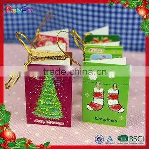 Partypro 2015 New Product Small Colorful Paper Christmas Greeting Card thumbnail-3