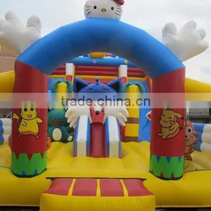 Cartoon Fun City Giant Inflatable Kids Playground Equipment for Sale Quality Choice thumbnail-6
