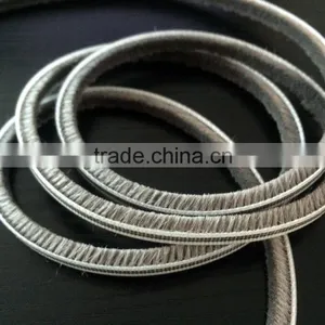 Wool Pile Weather Strip,Non-Silicon Wool Pile 5*6 thumbnail-1