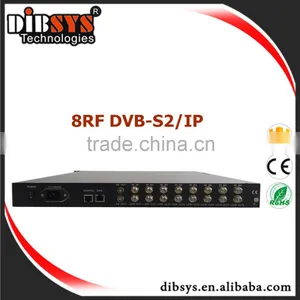 FTA 8 DVB S2 to ip Gateway With 244 Spts Channels and Mux thumbnail-1
