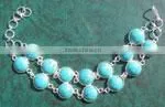 Syn. Turquise Silver Bracelet thumbnail-1