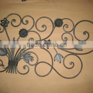 Top-seling Hand Forged Wrought Iron Gate Parts LB06-F-F-0029 thumbnail-1