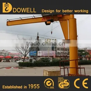 High-Duty Customized 0.25~10 Ton Free Standing Swivel Jib Crane thumbnail-1