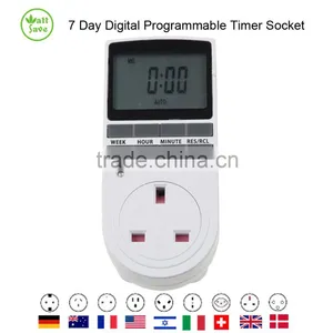 Electronic Programmable Digital Timer Switch UK Plug 13A 2900W thumbnail-5
