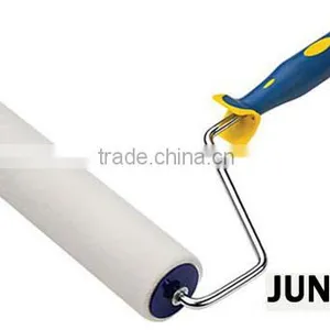 Rubber Handle Roller Paint Brush Wool Roller Brush thumbnail-1
