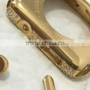 Stainless Steel Diamond Housing for Apple Watch thumbnail-1