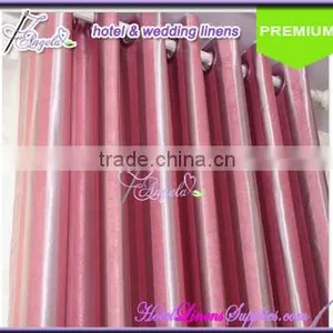 Cheap Hookless Curtains for Hotels, Motels in Stripe Pattern in Different Solid Colors thumbnail-1