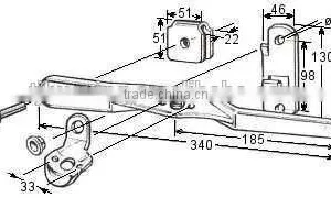 Shipping Container Door Parts:anti Rack Ring,lock Cam,lock Keeper, Lock Handle thumbnail-4