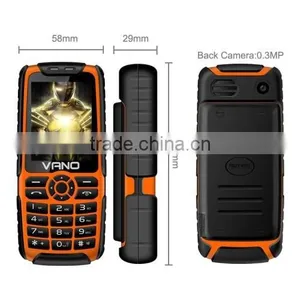 Original VANO V818 2.4 Inch TFT Screen Waterproof / Dustproof / Shockproof Elders Mobile Phone thumbnail-3