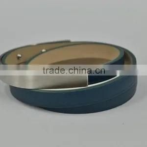 Leather Jewelry Hot Sale Steel Time Leather Bracelet Plain Leather Bracelet thumbnail-5