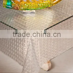 3D EVA Non-toxic Tablecloth, Clear Vinyl Tablecover thumbnail-1