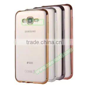 Wholesale Electroplating Soft TPU Cover Case for Galaxy A7, Anti-skidding Back Cover for Samsung A7 thumbnail-6