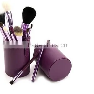 Professional 4 Colors New 12 Pcs Makeup Brush Cosmetic Make Up Brushes Set With Cup Holder Case Kit thumbnail-1