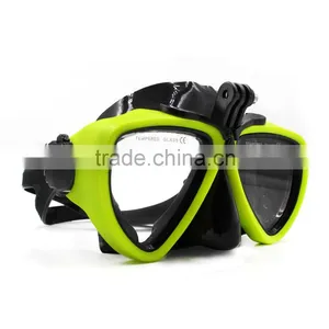Silicone Diving Glass Mask With Detachable Screw Mount Diving Mask for Sports Camera Go Pro Hero3/3+/4 thumbnail-2