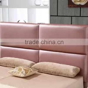 Contemporary Leather Bed High Headboard Design DH216B thumbnail-5