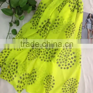 2015 Newest Design Novel Fashion Scarf Muffler and Voile Scarf Polyester Scarf for Lady thumbnail-1