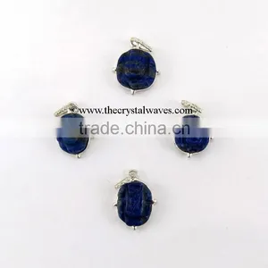 Lapis Lazuli Ganesh Cabochon Pendant thumbnail-1
