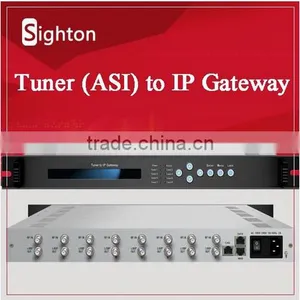 ISDB-T 8tuner Input to IP Gateway With 32SPTS Output ip Streaming thumbnail-1