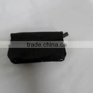 2015 Fashion Black Glitter Cosmetic Bag thumbnail-3