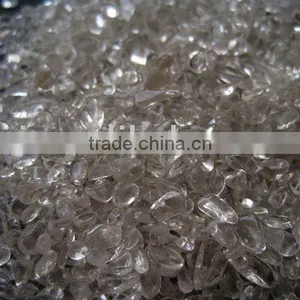 Small Clear Quartz Crystal Tumbled Stone thumbnail-1