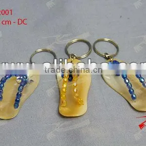 Orange Shell/MOP Key Chain thumbnail-1