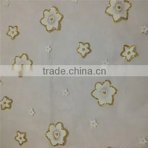 Polyester Glitter Mesh Fabric for Decoration Dress thumbnail-1