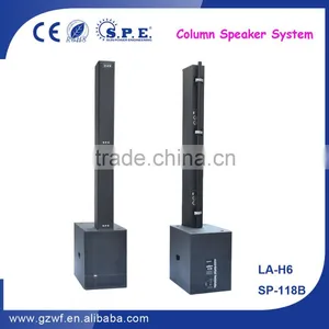 SPE Audio Pro 600W Column Speaker Box Line Array System LA-H6 thumbnail-1