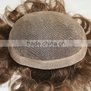 Mens Toupee, Blond Hair Piece for Men, Wig for Men thumbnail-1