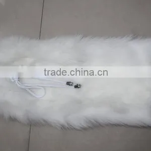 Deluxe Style Pretty Ladies Fox Fur Leg Warmes High Knee Fur Socks Fur Boots Warmers thumbnail-2