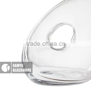 Samyo Handmade Classical Style Slant Crystal Glass Water Wine Decanter thumbnail-4