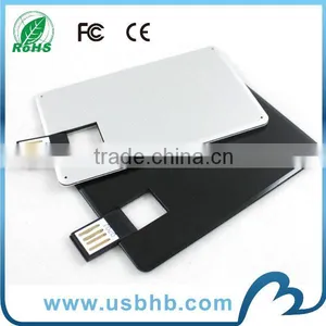 2014 Lowest Price Promotional Plastic Credit Card Usb Flash Drive 4/8GB thumbnail-1