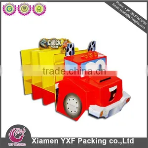 Custom Advertising Cardboard Floor Display Stand Unit thumbnail-1
