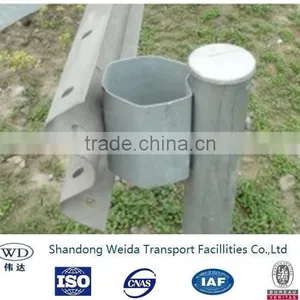 Corrugated Beam Guardrail Fence Round Post thumbnail-3