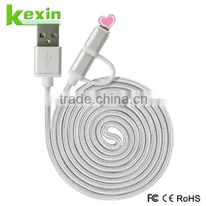 High Quality Aluminum Braided Micro USB Charger MFI Cable Portable USB Charger Quality Choice thumbnail-1