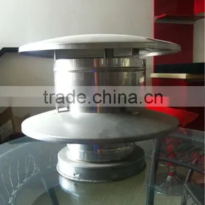 CE Terracotta Chimney Cowl Clay Chimney Cap Stainless Steel Rain Cap Fireplace and Stove Top Flue Pipe Fittings Flue Kits thumbnail-1