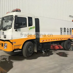 High Performance Dongfeng 4x2 Vacuum Road Sweeper Truck thumbnail-4