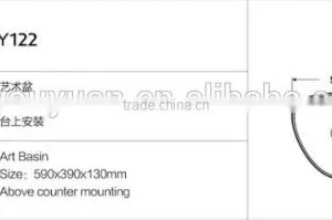 Y122 Washing Basins China Ceramic Sanitary Ware thumbnail-2