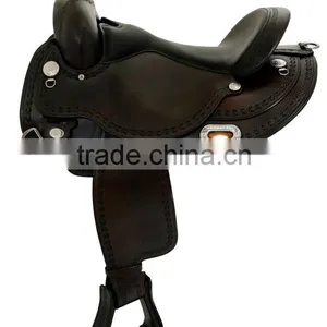 New Horse Western Pleasure Saddle Premium Quality WS113 thumbnail-1