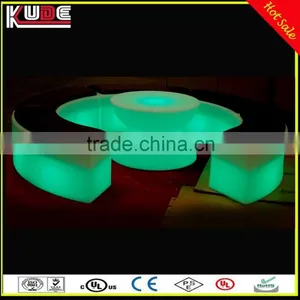 Popular Bar Stylish Rechargeable Plastic LED Bar Stool With Cusion thumbnail-4