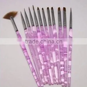 2014 High Quality Fashion Makeup Brushes Nail Brush Set for Brush Clenning Liquid thumbnail-1